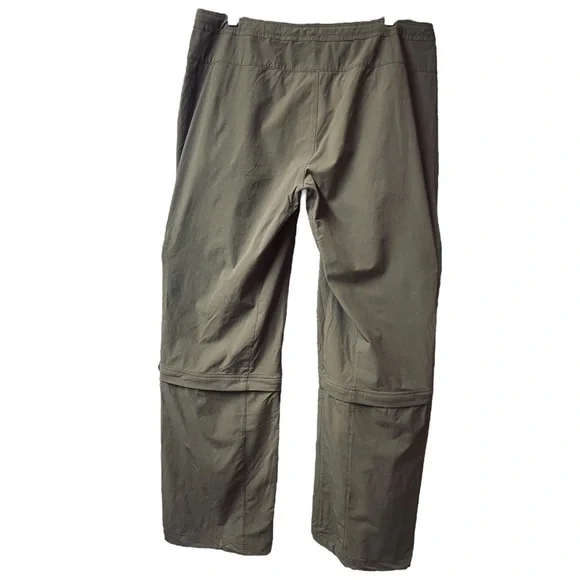 MOUNTAIN HARDWEAR Women's Yuma II Convertible Pant Olive Size 14 - Picture 2 of 4